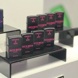 Black and Pink Lighters